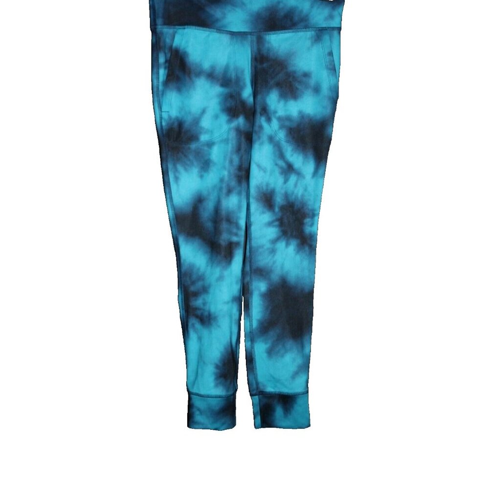 Champion Women's BlueTie Dye Athletic Leggings Joggers W/ Pocket Size L Large